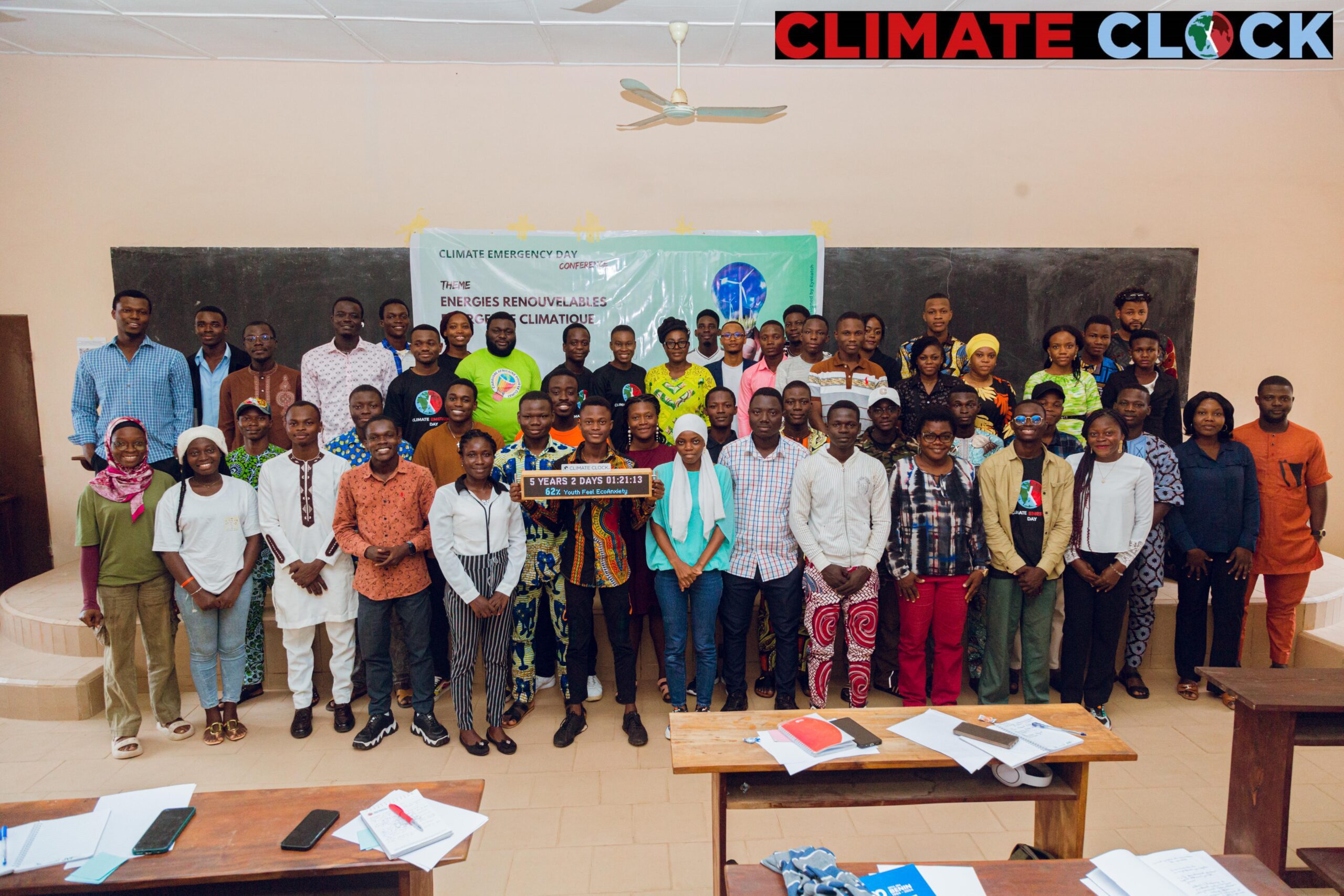 Jeunes B&eacute;ninois outill&eacute;s sur l'Urgence Climatique